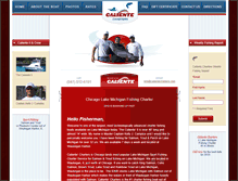 Tablet Screenshot of calientecharter.com